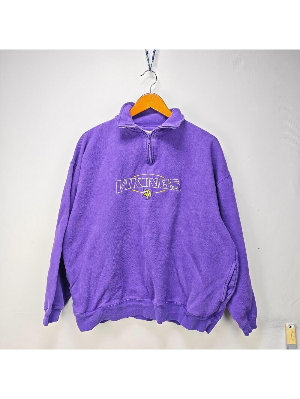 Vintage 90s Minnesota Vikings NFL  Pullover Sweatshirt XL